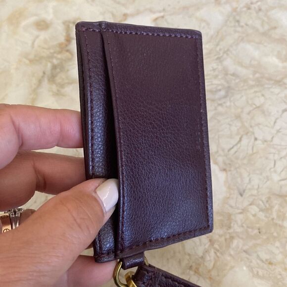 Fossil Faux Leather Card Case Wristlet - Picture 6 of 11